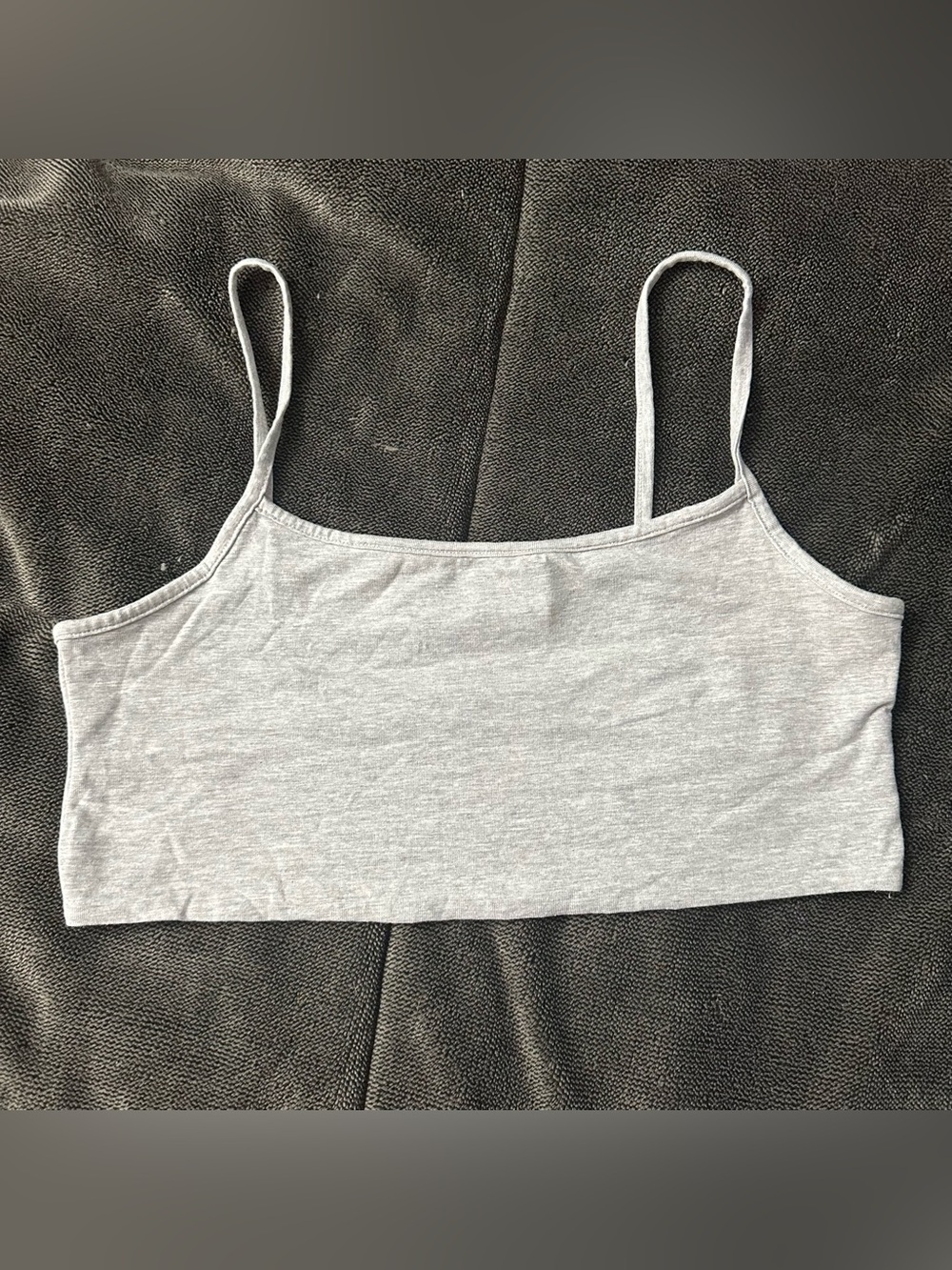 ⭐️3 For $15⭐️ Cotton On All Day Modal Grey Micro Cropped Cami
